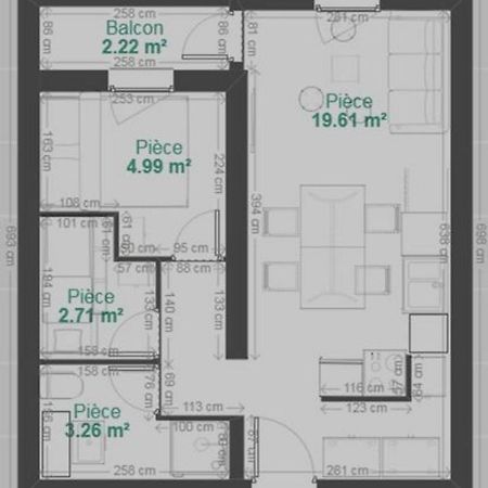 Appartement 4-6 personnes Génos Extérieur photo